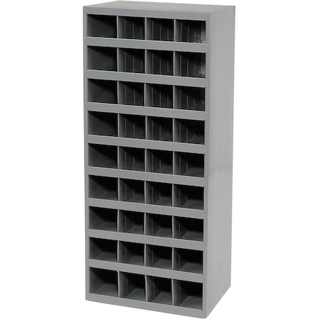 Durham Mfg Storage Parts Bin Cabinet, 17-7/8 in W, 42 in H, 12 D 358-95